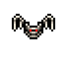 Skeletal bat pet sprite
