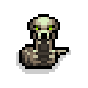 Skeletal snake sprite